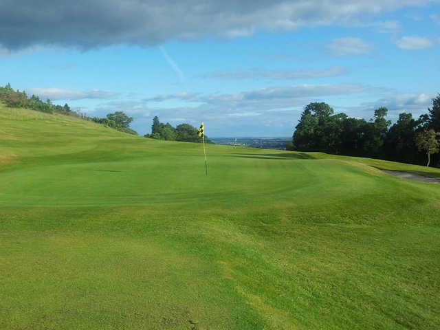 A view of hole #6 at Bridge of Allan Golf Club.