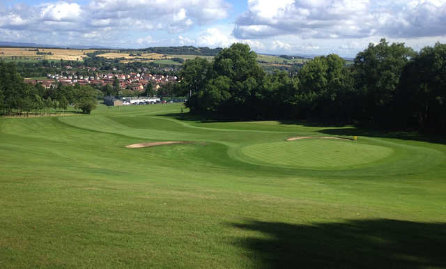 A view of a green at Linlithgow Golf Club.