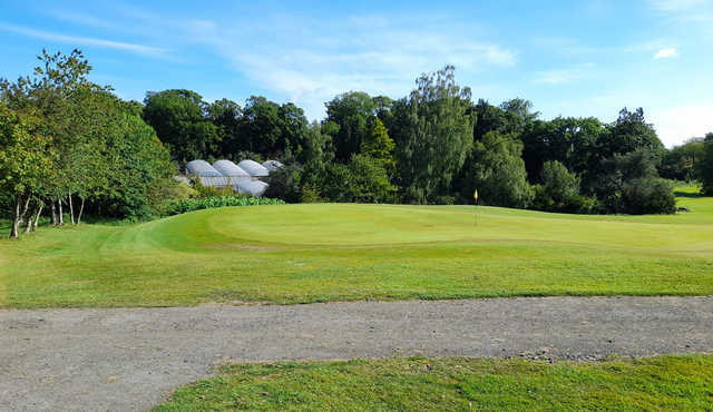 A view of a hole at Oatridge Golf Course.