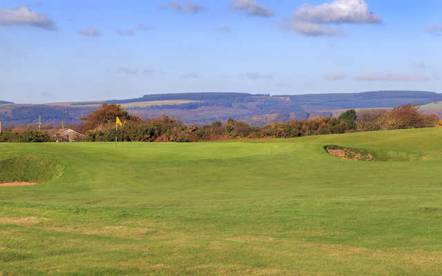 A view of hole #4 at Pyle and Kenfig Golf Club.