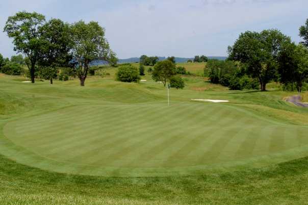 A view of the 15th hole at Maryland National Golf Club