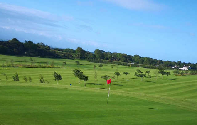 A view of a hole at Storws Wen Golf Club.