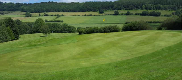 A view of a hole at Monmouth Golf Club.