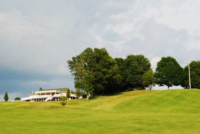 A view of the clubhouse at The Meadows Golf and Country Club