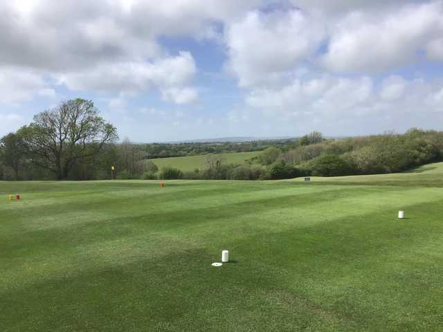 A view from a tee at Haverfordwest Golf Club.