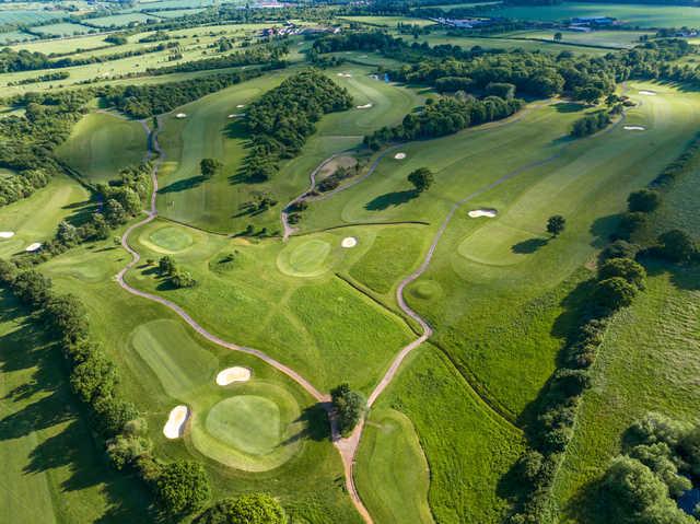 Aerial view from South Essex Golf Club.