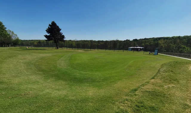 A view of the practice putting green at Cognac Golf Club.