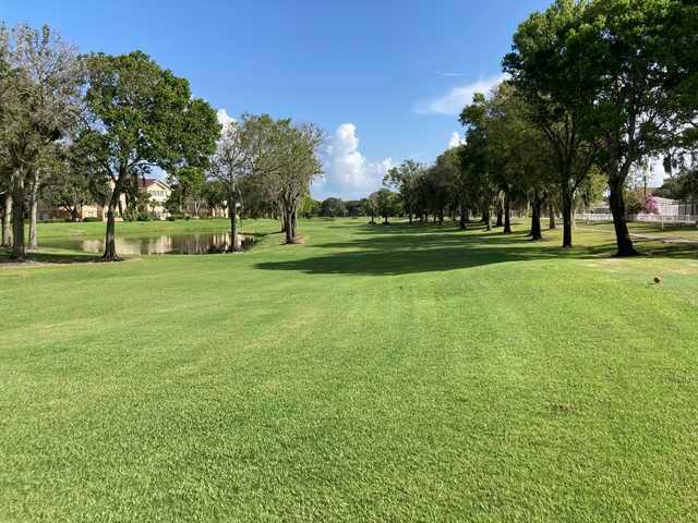 A view from a tee box at Freedom Fairways.