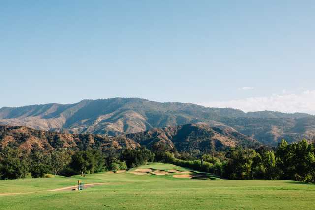 View from a tee box at Ojai Valley Inn.