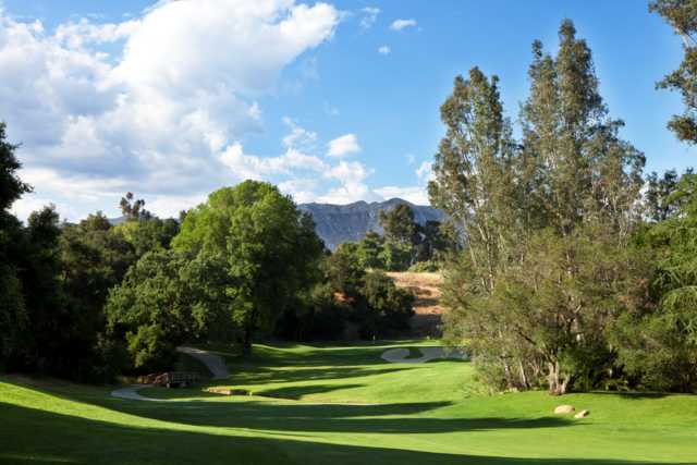 View from a tee box at Ojai Valley Inn.