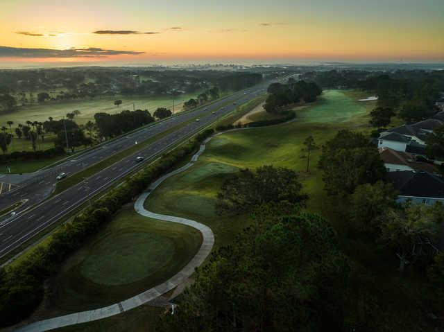 Aerial view from Legends Golf & Country Club.