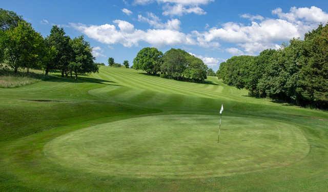 View of a green at Portsmouth Golf Club.