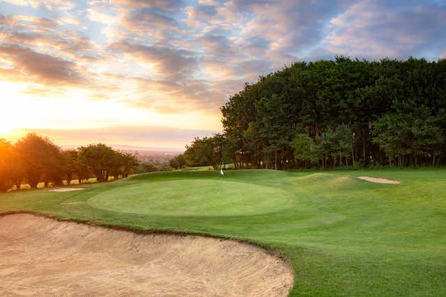 View of a green at Portsmouth Golf Club.