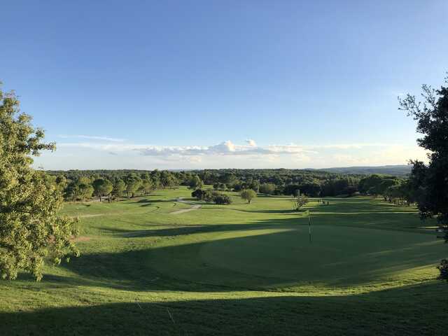 A view of a hole at Pic Saint-Loup Golf Club.