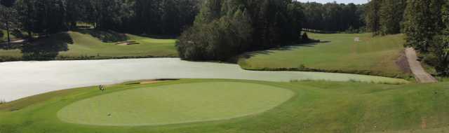 View of the 10th green at Chestatee Golf Club.
