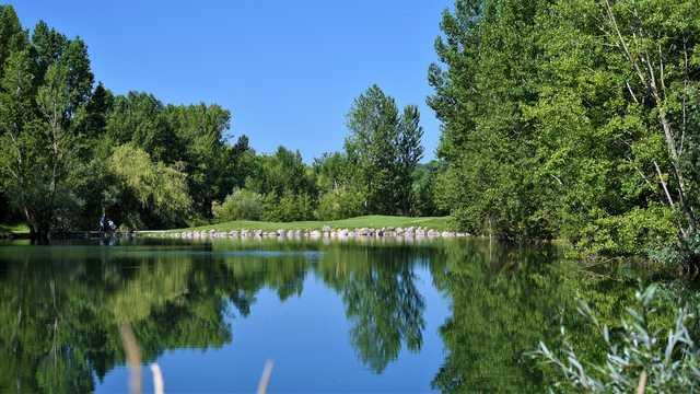 A view over the water from Toulouse Teoula Golf Club.