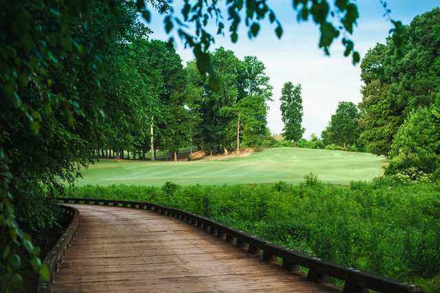 Aerial view from Rocky River Golf Club at Concord.