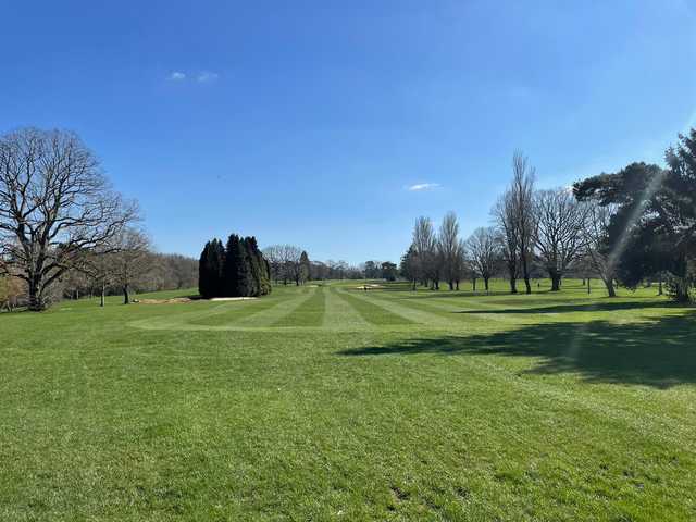 View from a tee box at ​Coulsdon Manor Hotel & Golf Club.
