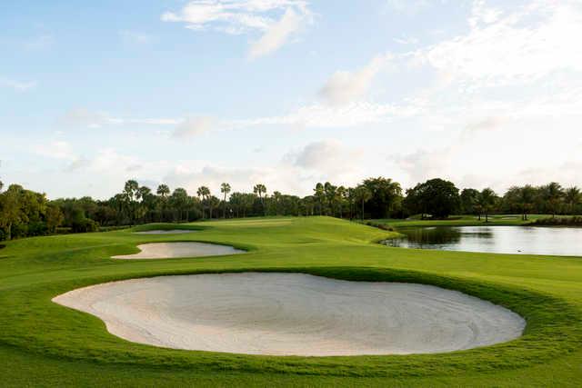 View of the 14th green from Silver Fox Course at Trump National Doral Miami