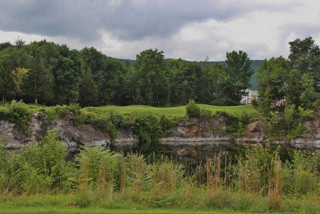 There's plenty of great golf waiting for guests on Crystal Springs Golf Resort's seven courses, like the seventh hole at Wild Turkey Golf Club.