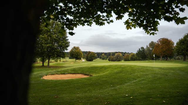 A view of a green at Gerolsbach Golf Club.