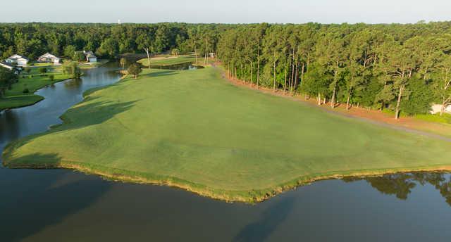 View of the 15th fairway at River Club.