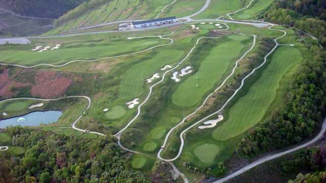 Aerial view of StoneCrest Golf Course