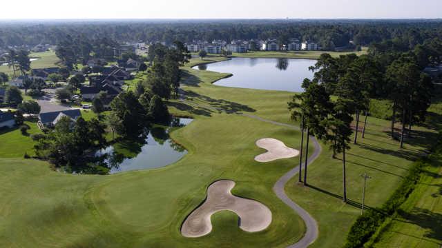 View of the 6th green from the Highlands course at Aberdeen Country Club.