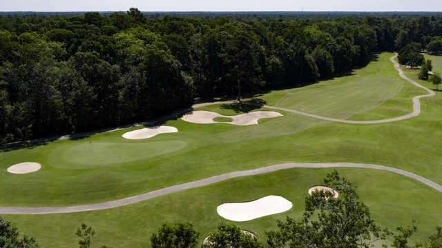 View of the 3rd green from the Meadows course at Aberdeen Country Club.