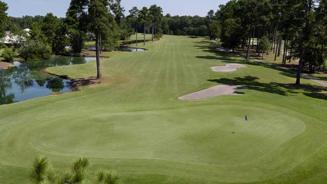 Looking back from 7th green at Aberdeen Country Club - Meadows Course.
