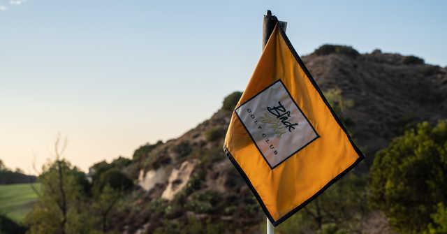 View of the flag at Black Gold Golf Club.