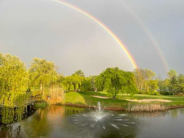 View of the 9th green at Talamore Country Club.