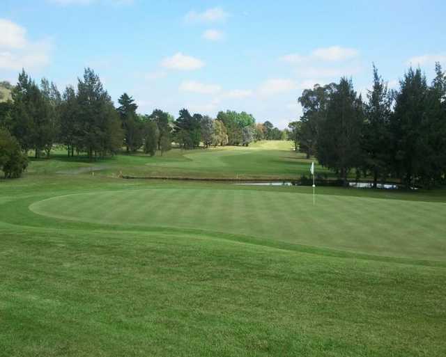 View of a green at Antill Park Golf Club.