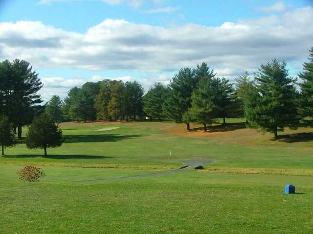 A view from the 1st tee at East Mountain Country Club