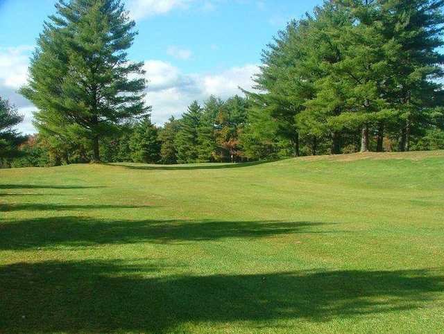 A view of hole #2 from fairway at East Mountain Country Club