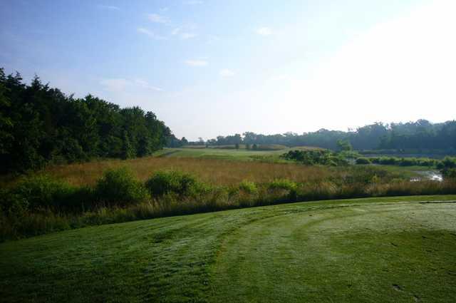 A view from tee #18 at Brambleton Regional Park Golf Course