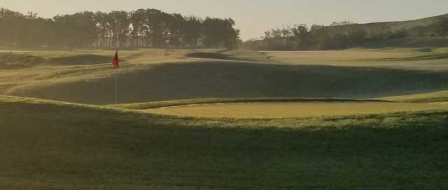 View of a green at Shepherd's Crook Golf Course.