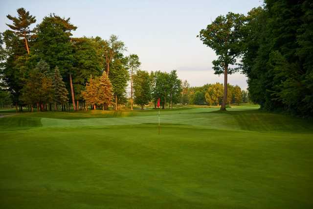 View from a green at Century Pines Golf Club.