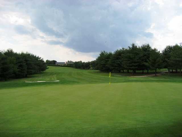 A view of a hole at The Rockland Farm Course at Shenandoah Valley