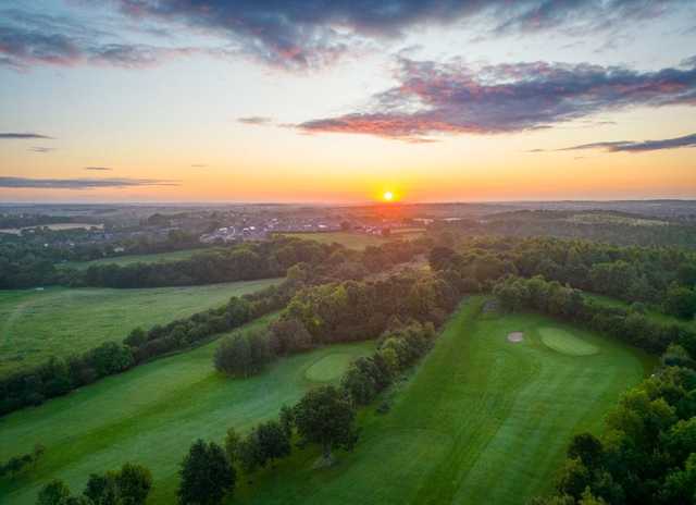 Aerial view from Brierley Forest Golf Club.