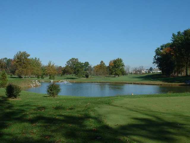 A view of the 11th tee at Heritage Oaks Golf Course