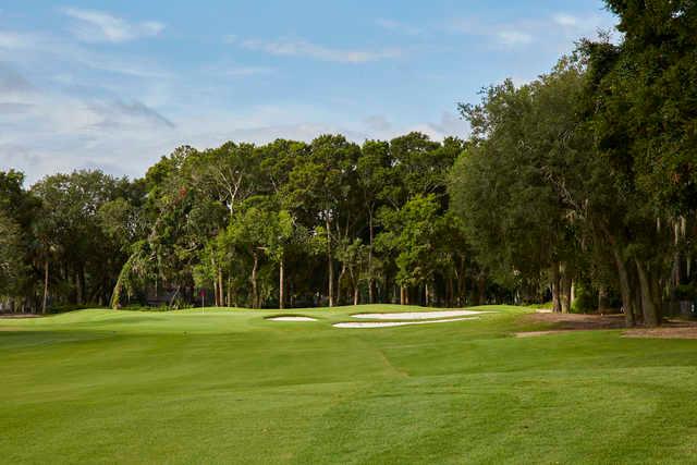 View of the 17th green form Queen's Harbour Yacht & Country Club