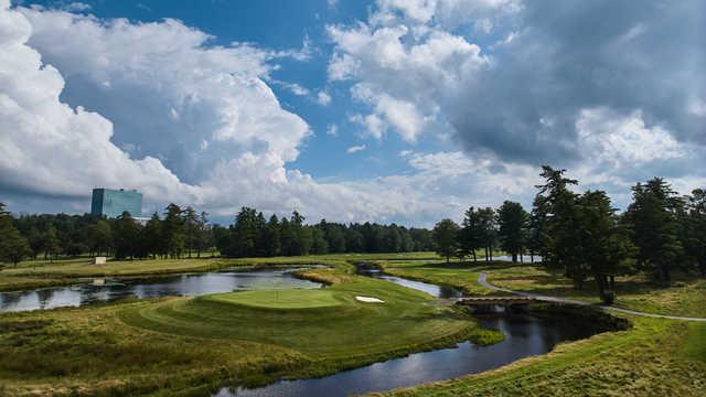 A view from Monster Golf Club at Resorts World Catskills
