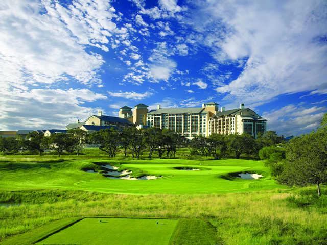 View from the 16th tee box at TPC San Antonio - Oaks Course