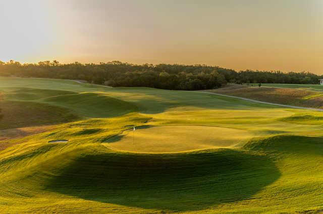 View of a green at TPC San Antonio - Canyons Course.