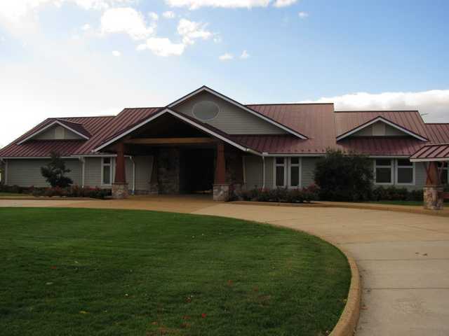 A view of the clubhouse at Bull Run Golf Club.
