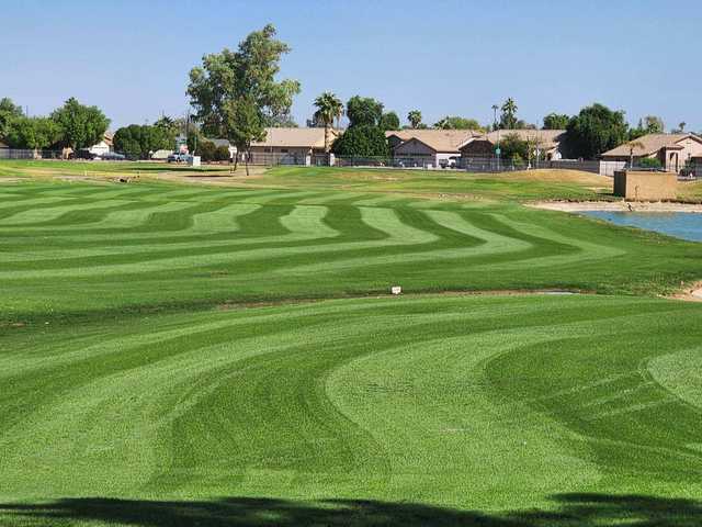 A view from Desert Mirage Golf Course.