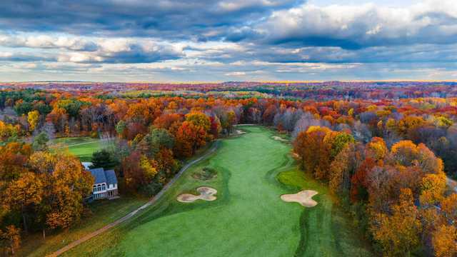 Aerial view from Timber Trace Golf Club.