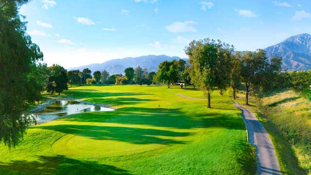 View of a green at Upland Hills Country Club.