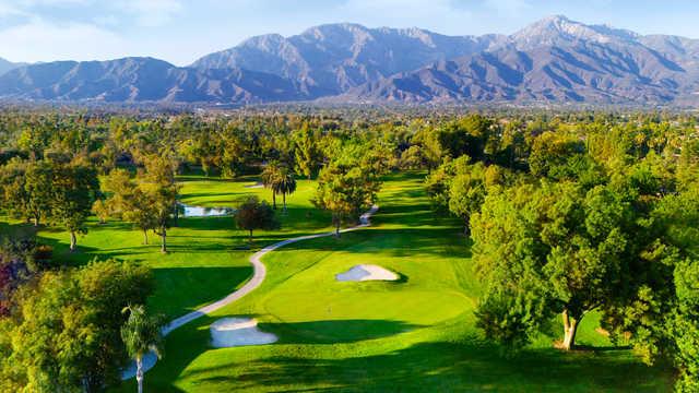 Aerial view from Upland Hills Country Club.